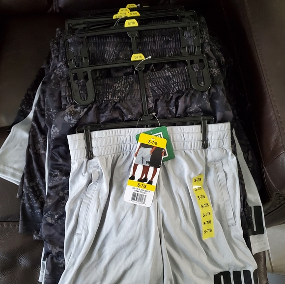 Puma 2-pack youth shorts size 7/8 10/12 NWT - Picture 2 of 4